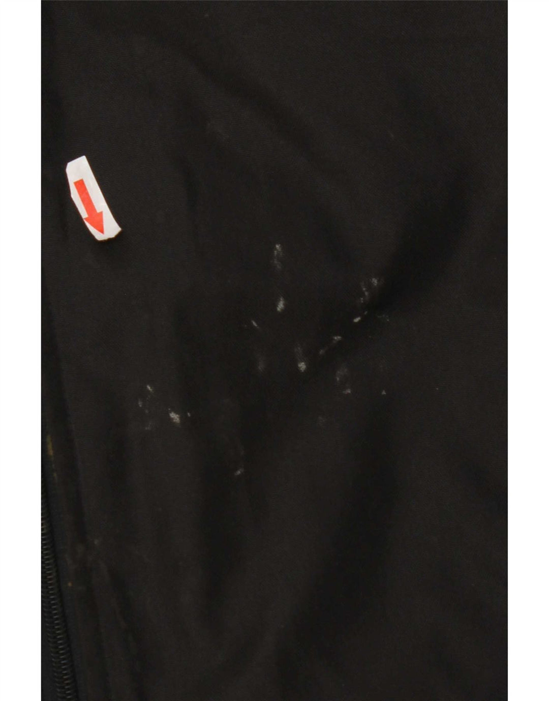 Kappa Chaqueta cortavientos para hombre UK 42 XL Poliéster negro