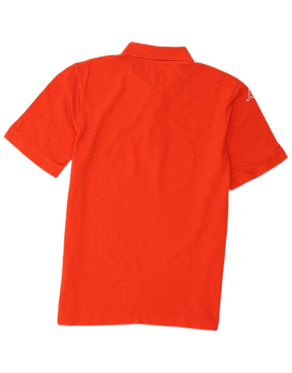 Polo Kappa Hombre Naranja Medio Algodón