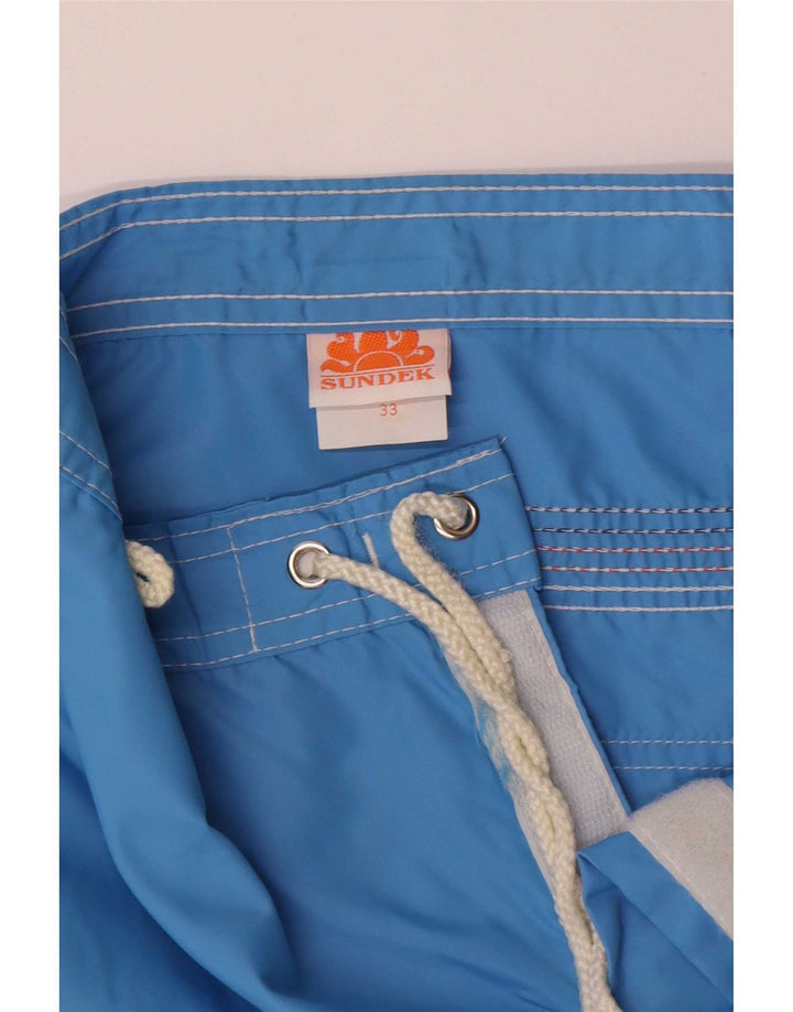 Sundek Bañador Hombre De Nylon Color Block Azul Medio