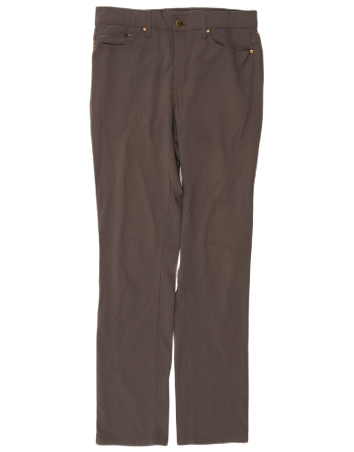 Dkny Pantalones Casuales Rectos Para Hombre W30 L32 Poliéster Gris