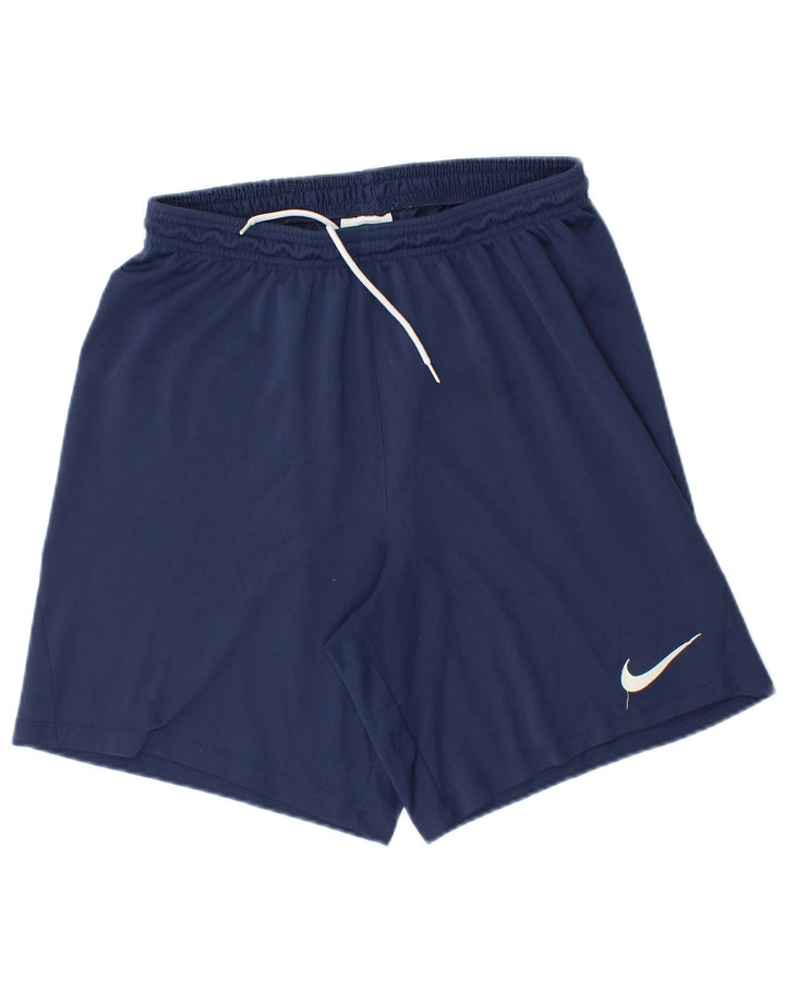 Nike - Pantalones cortos deportivos Dri Fit para hombre, talla grande, azul marino