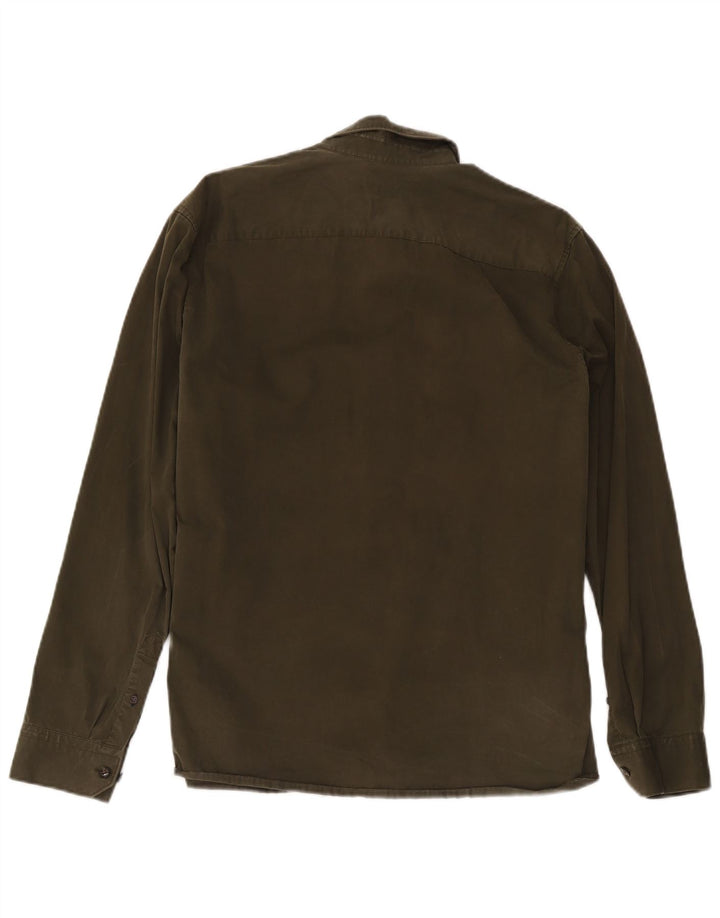 Ted Baker Camisa para hombre Talla 5 XL Algodón caqui
