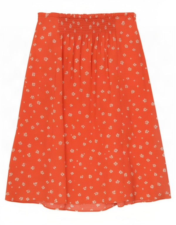 Falda acampanada para mujer de White Stuff UK 46 Large W32 Viscosa floral roja