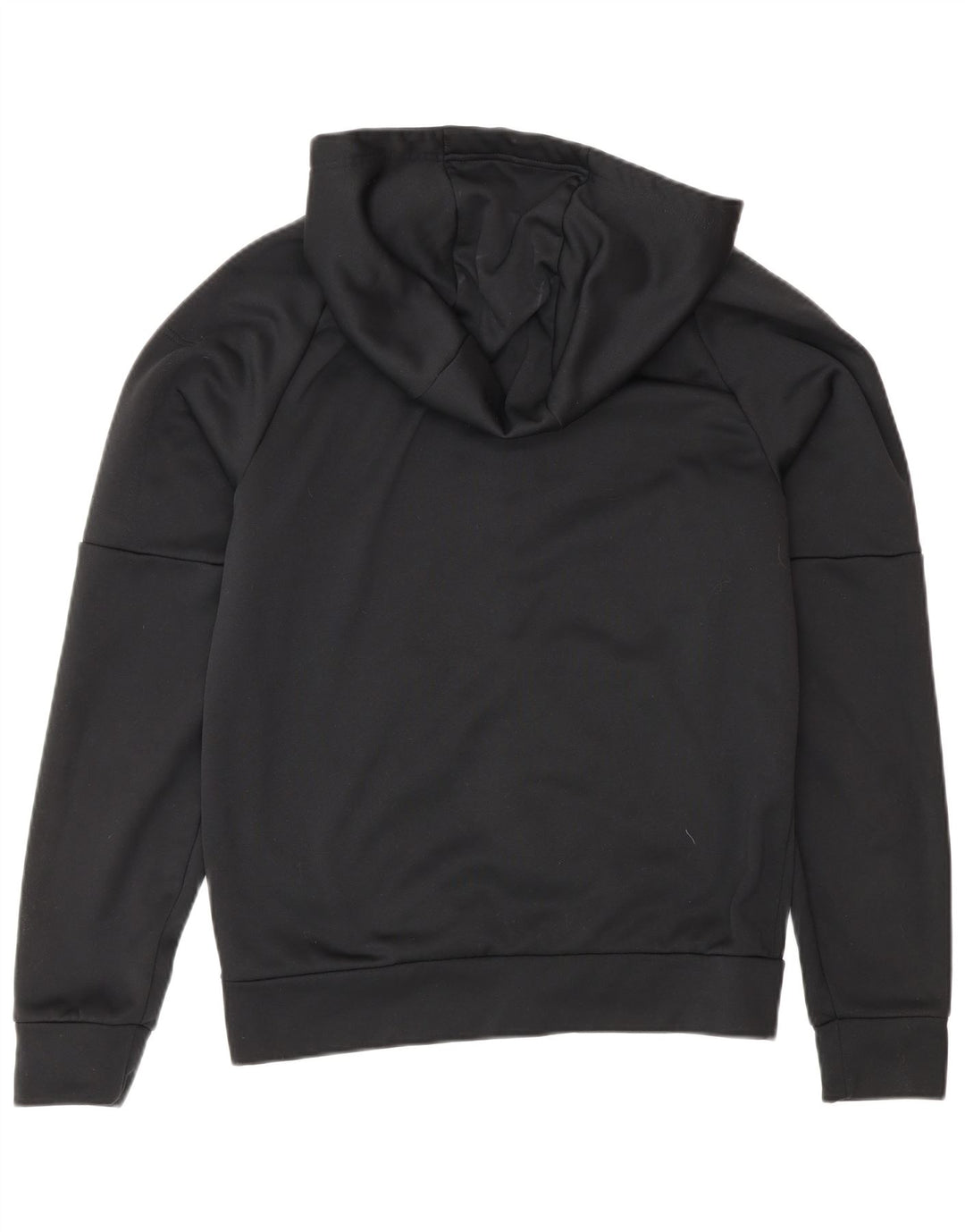 Nike Therma-Fit Zip Sudadera con capucha para hombre, talla pequeña, poliéster negro