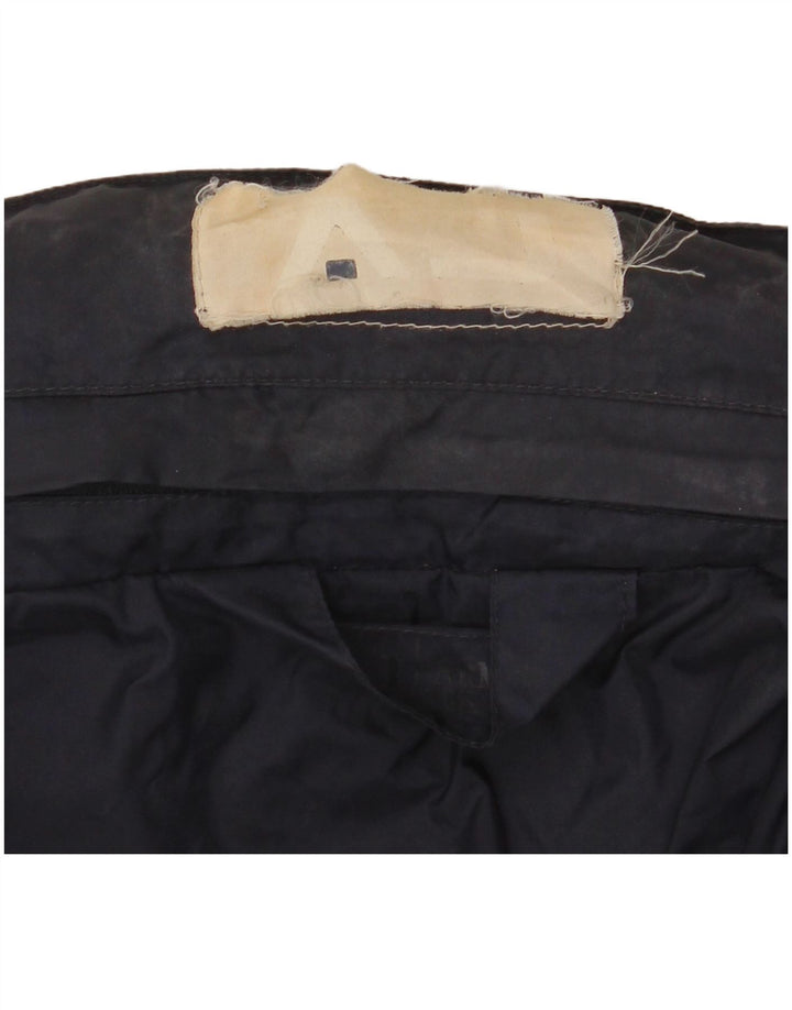 Armani Jeans Chaqueta impermeable para hombre UK 40 Large Poliamida azul marino