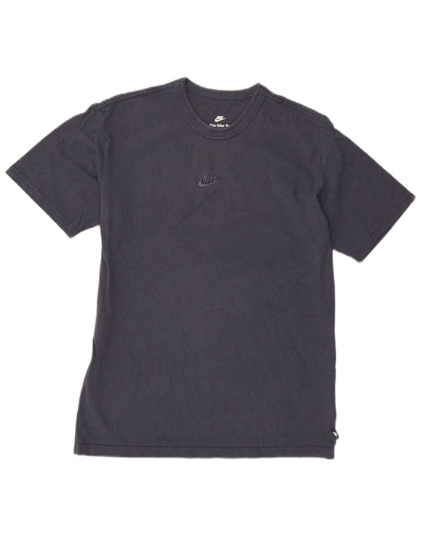 Nike - Camiseta holgada para hombre, talla pequeña, algodón azul marino