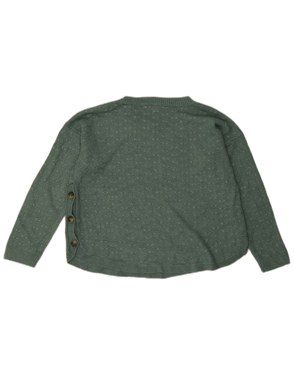 Suéter tipo jersey con cuello barco para mujer de Fat Face UK 44 Viscosa verde grande