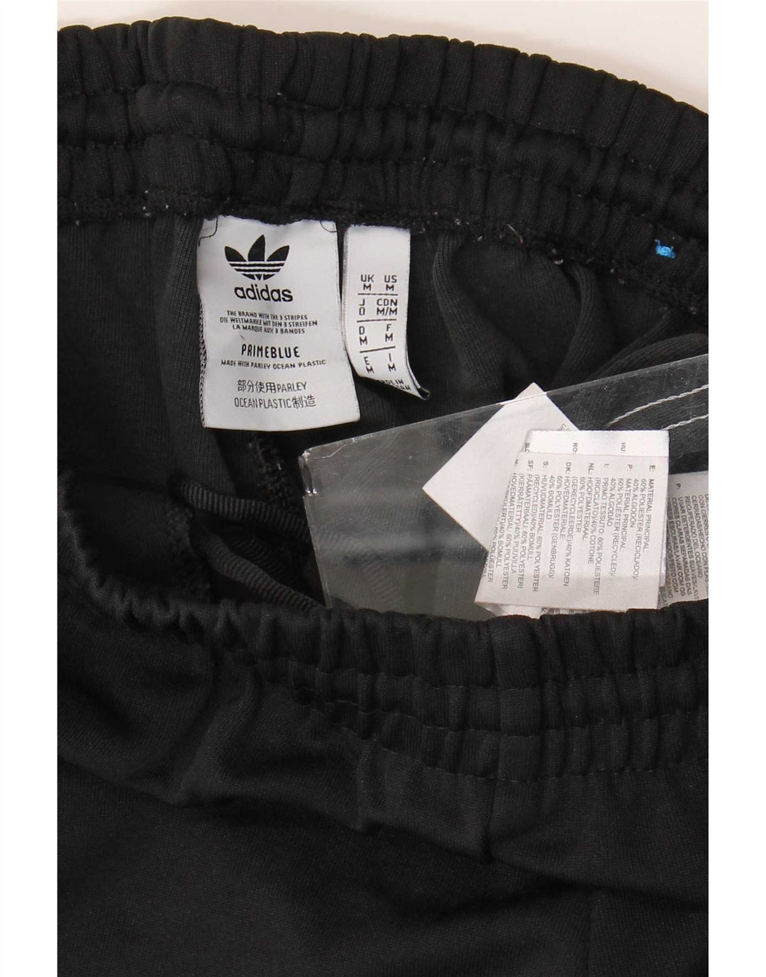 Adidas Hombre Pantalones De Chándal Joggers Medium Negro Poliéster