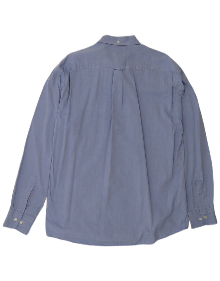 GANT Camisa Regular Fit De Algodón Azul Grande Para Hombre