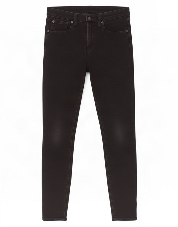 Gap Jeans ajustados de talle medio para mujer US 4 Small W27 L28 Algodón negro