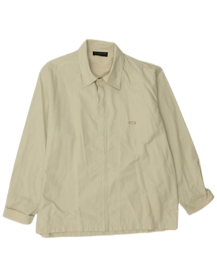 CACHAREL Chaqueta bomber para hombre IT 54 2XL Algodón beige