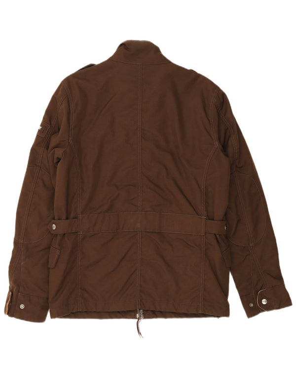 Woolrich Chaqueta cortavientos militar para hombre UK 36 Small Khaki Nylon
