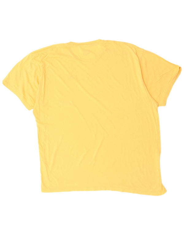 Vans Hombre Classic Fit Camiseta Top XL Algodón Amarillo