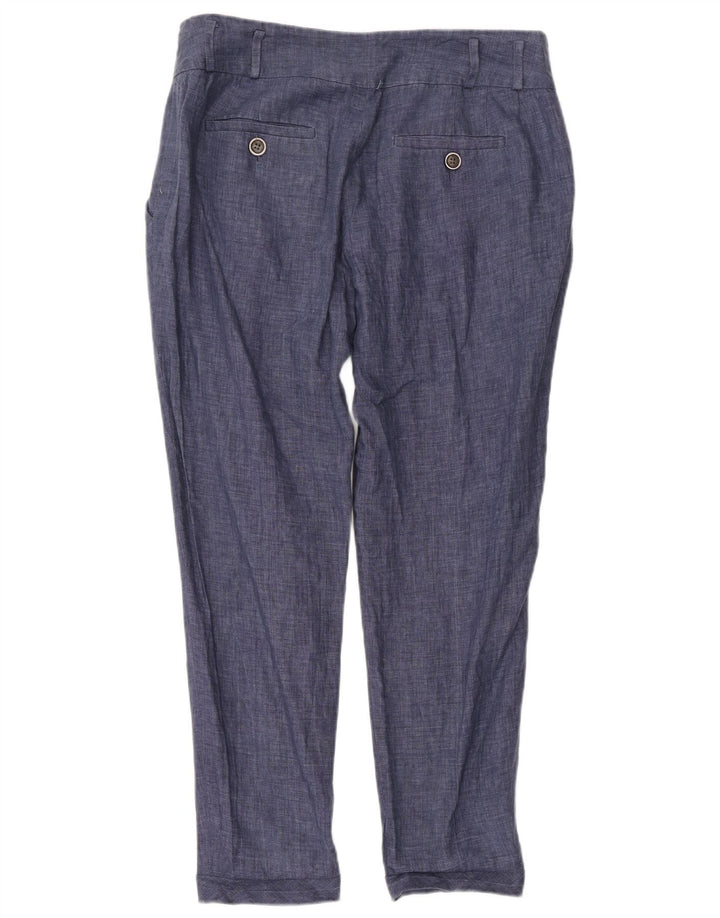 Zara Mujer Pantalones Chinos Pegged Mediano W28 L28 Azul Marino