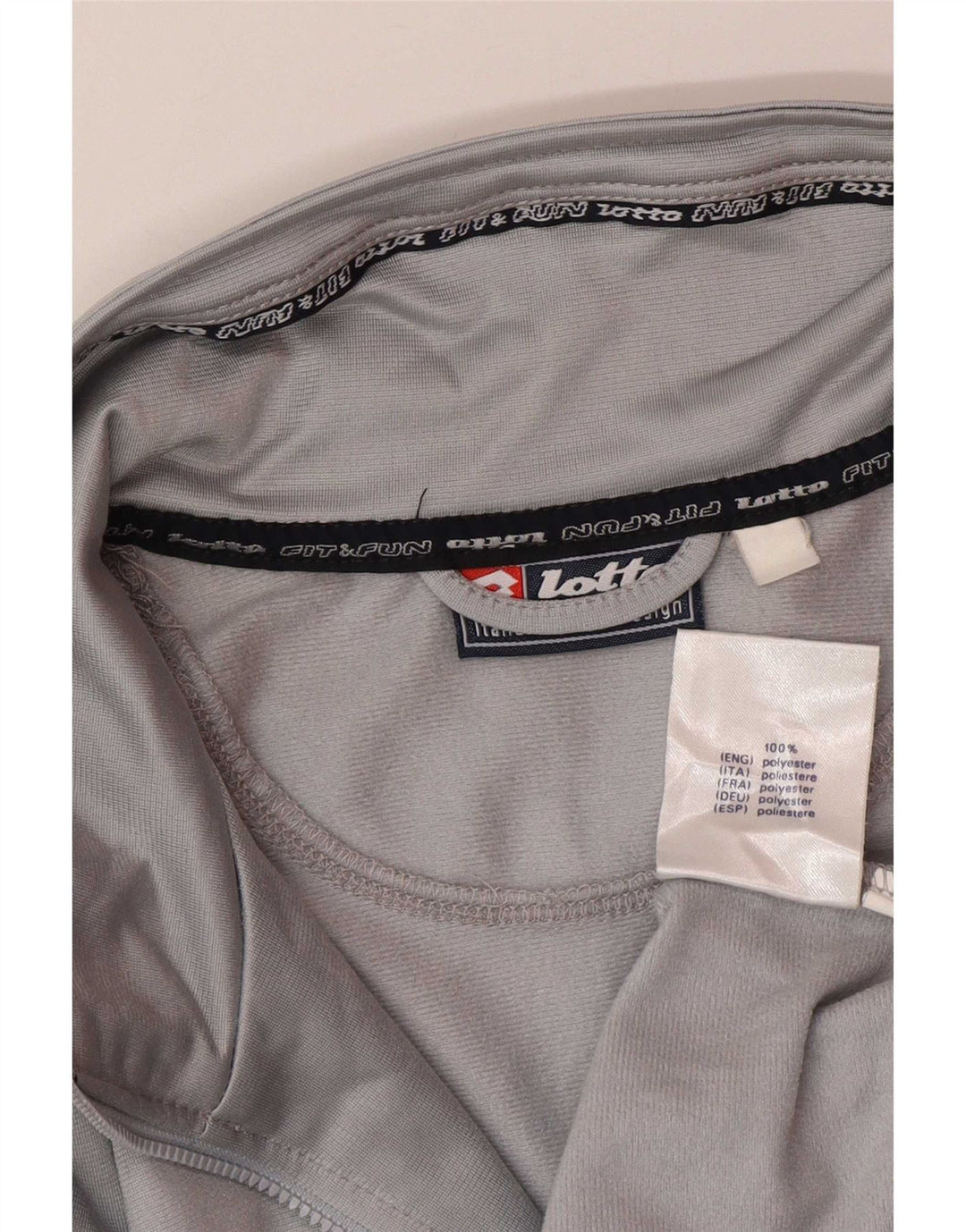 Lotto Chaqueta de chándal extragrande para mujer UK 46 Large Grey Colourblock