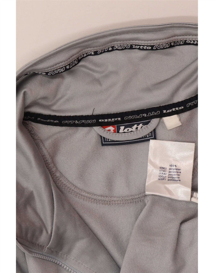 Lotto Chaqueta de chándal extragrande para mujer UK 46 Large Grey Colourblock