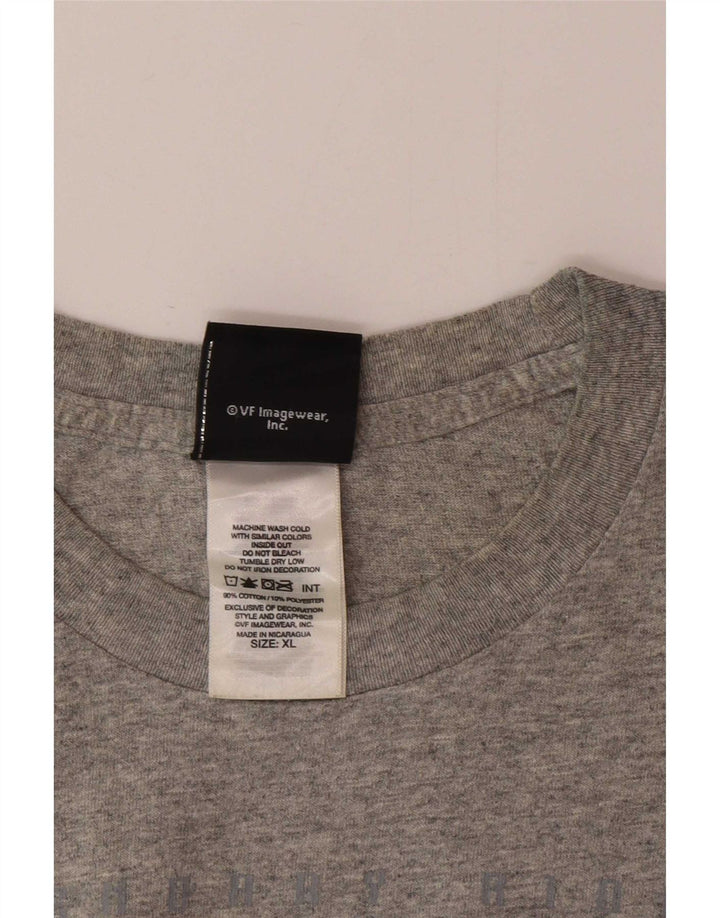 Harley Davidson Camiseta gráfica para hombre Top XL Algodón gris