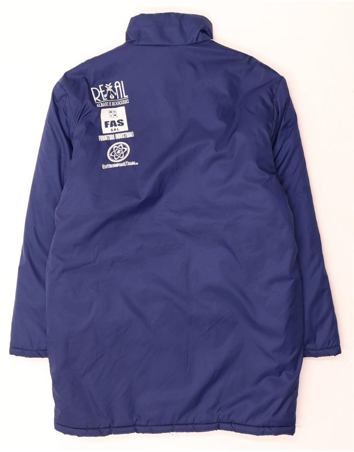 ADIDAS Abrigo acolchado gráfico para hombre UK 38/40 Poliamida azul medio