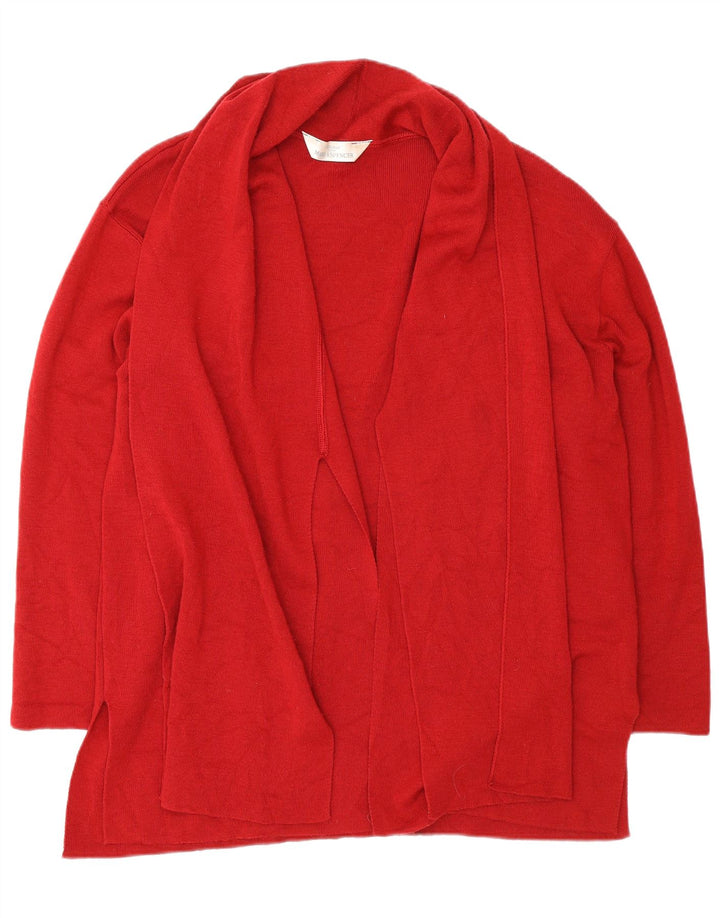 Marks & Spencer - Cárdigan abierto de gran tamaño para mujer, talla 40, color rojo