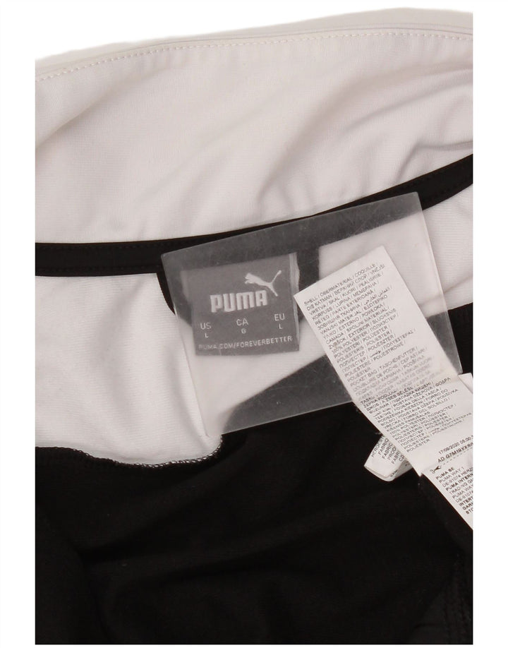 Puma Hombre Chándal Top Chaqueta Grande Negro Colorblock Poliéster