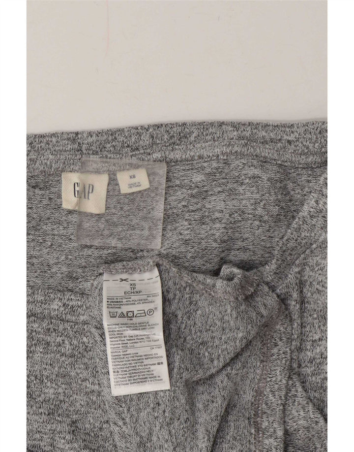 Gap Top tipo túnica asimétrico de gran tamaño para mujer UK 6 XS Poliéster moteado gris