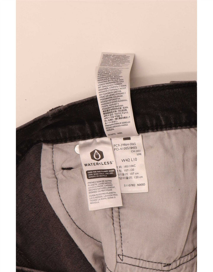 Levi's Mens 405 Denim Shorts W42 2XL Gris Algodón