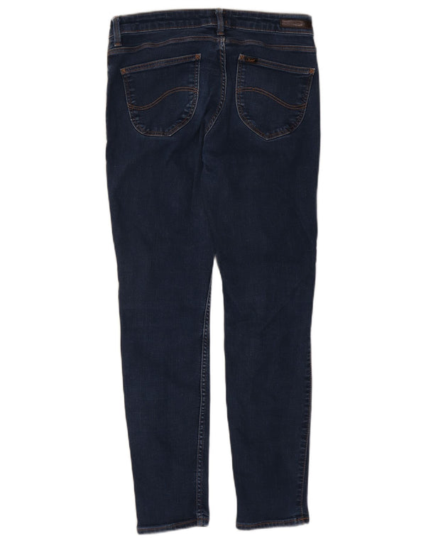 Jeans Ajustados Lee Mujer W30 L28 Algodón Azul Marino