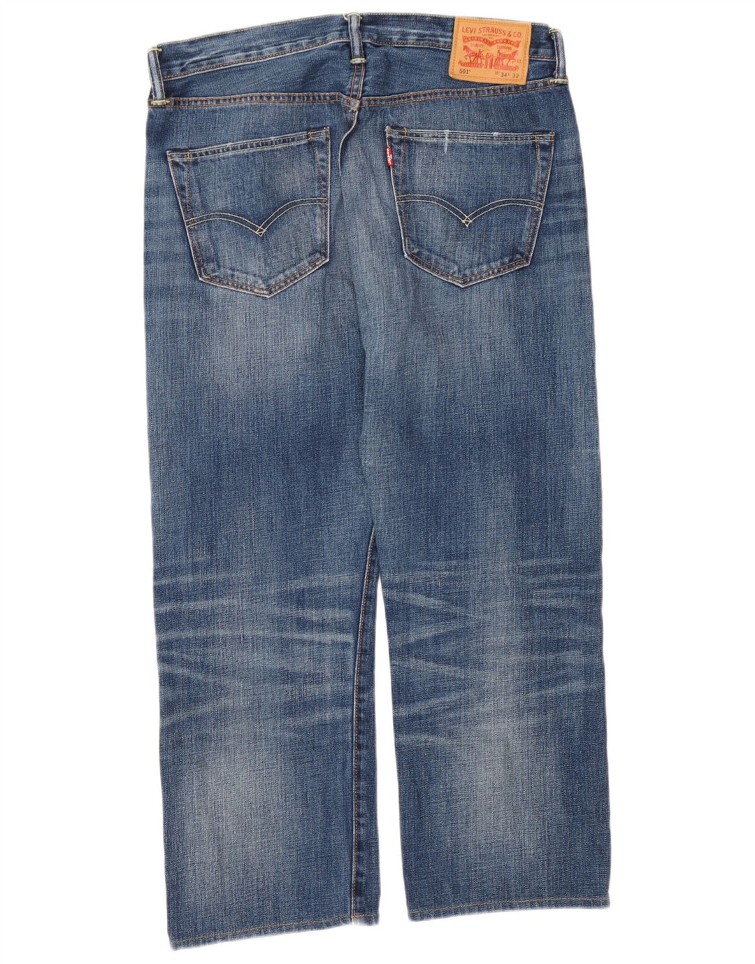 Levi's Hombre 501 Vaqueros Cortos W34 L25 Azul