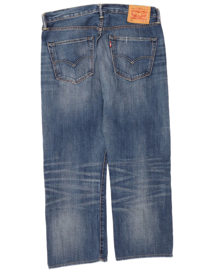 Levi's Hombre 501 Vaqueros Cortos W34 L25 Azul