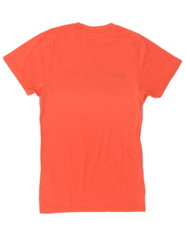 Vans Camiseta gráfica de ajuste personalizado para hombre Top XS Algodón naranja