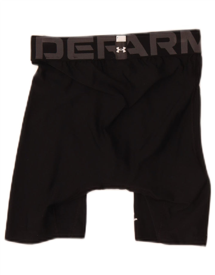 Under Armour Pantalones cortos deportivos con gráfico de ciclismo para hombre, poliéster negro pequeño