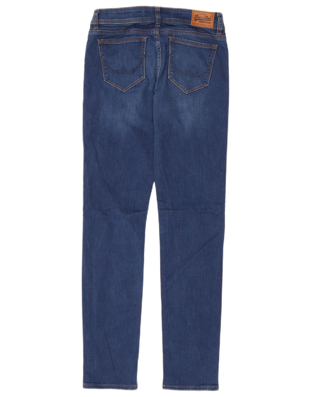 Vaqueros Superdry Imogen Slim W26 L32 Algodón Azul Mujer