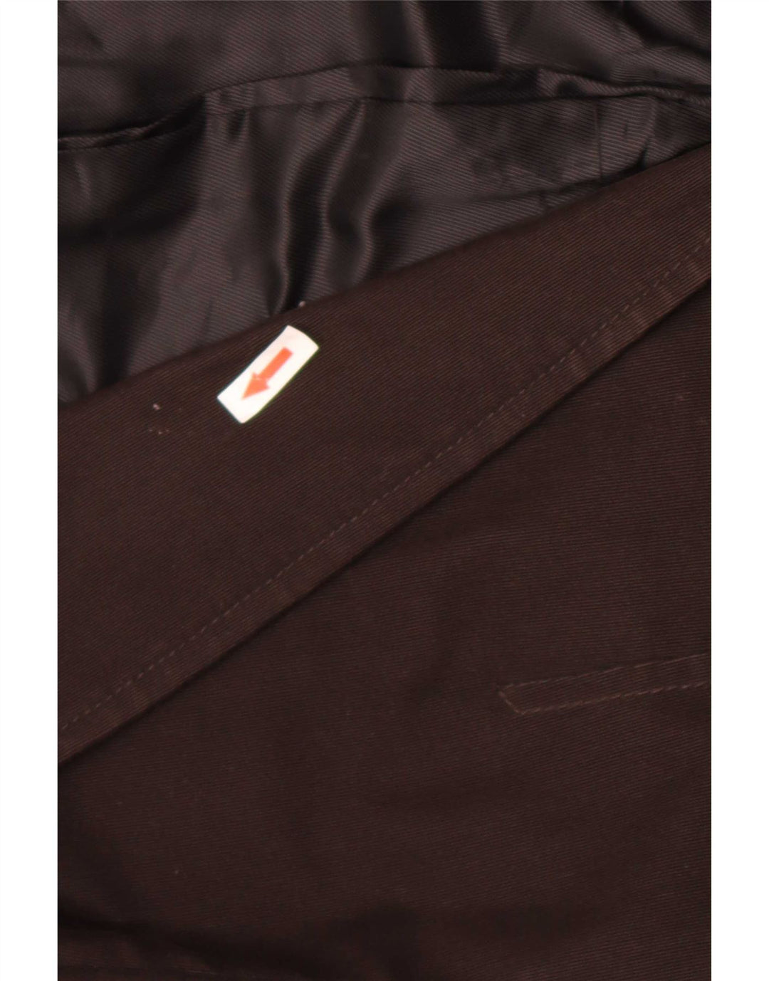 Zara Chaqueta militar de 2 botones para hombre EU 54 XL Algodón marrón