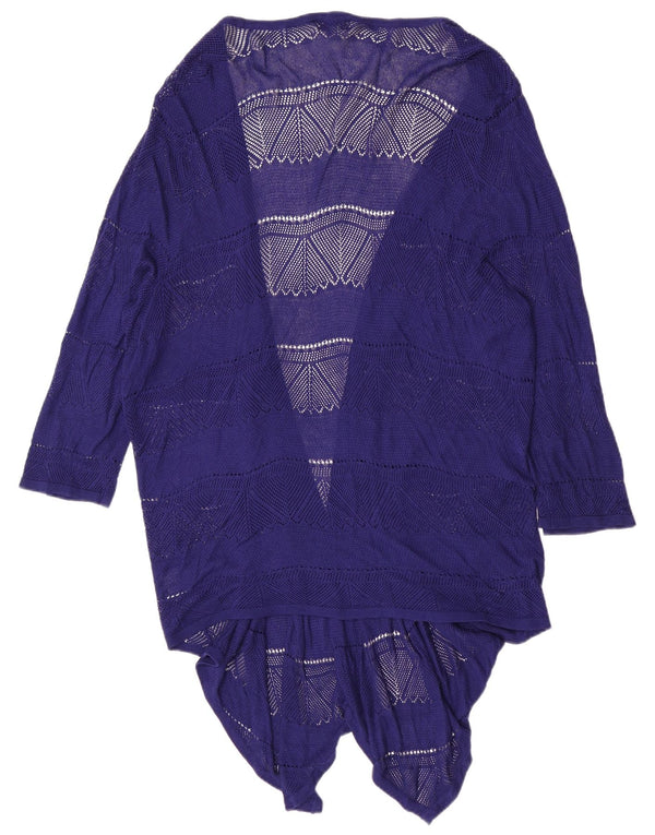 Marks & Spencer Cárdigan transparente con autógrafo para mujer UK 40 XL Azul