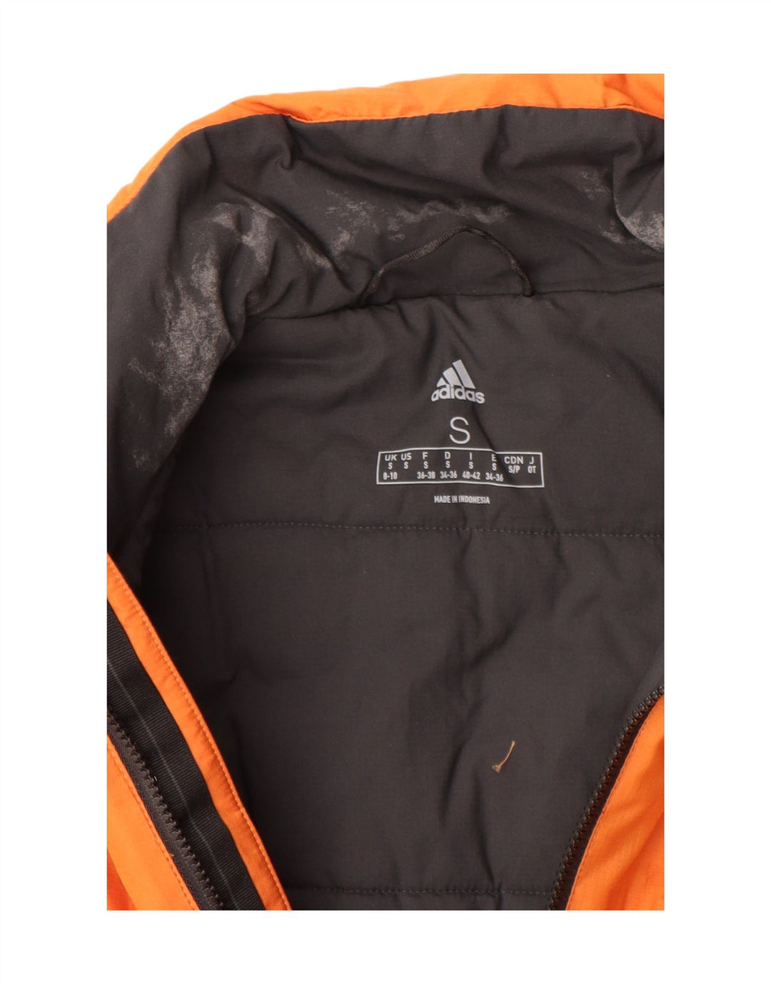 Adidas Chaqueta Acolchada Mujer UK 8/10 Small Naranja