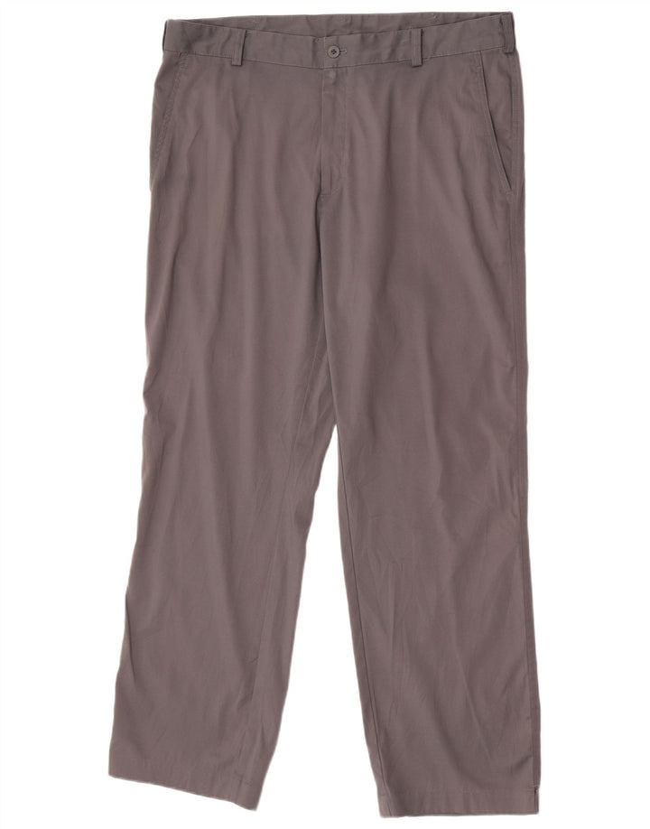 Pantalón chino recto Dri Fit para hombre Nike W36 L30 Poliéster gris