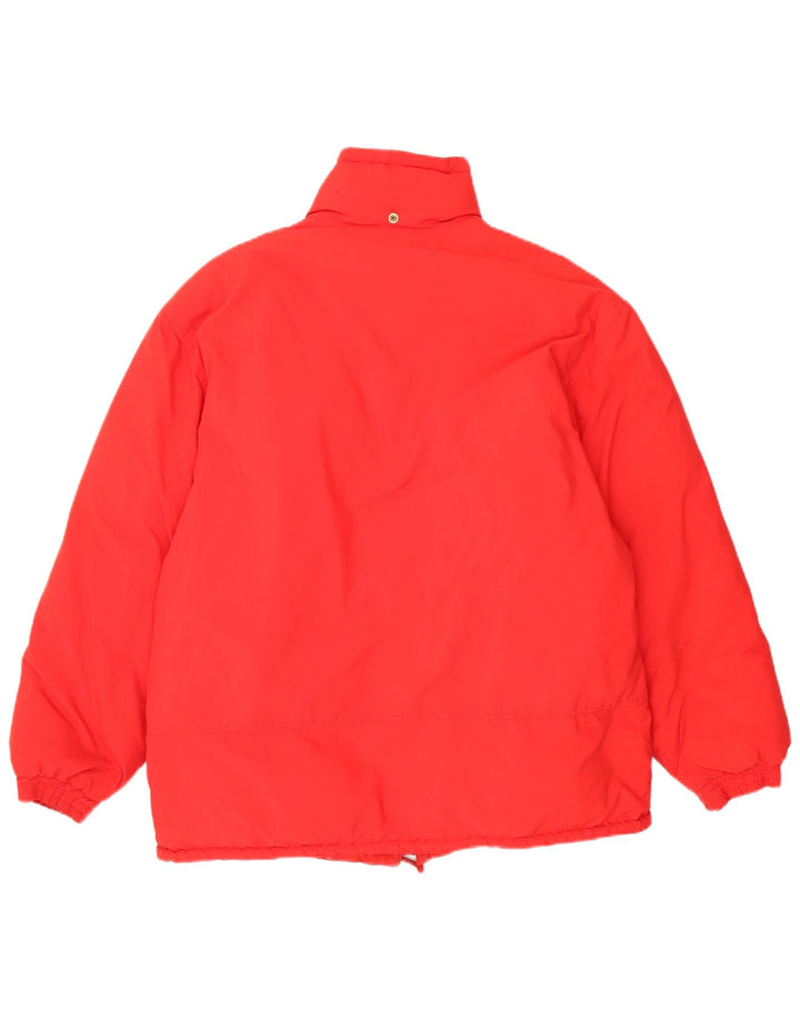 Belfe & Chaqueta acolchada de gran tamaño para mujer Reino Unido 46 Grande Rojo