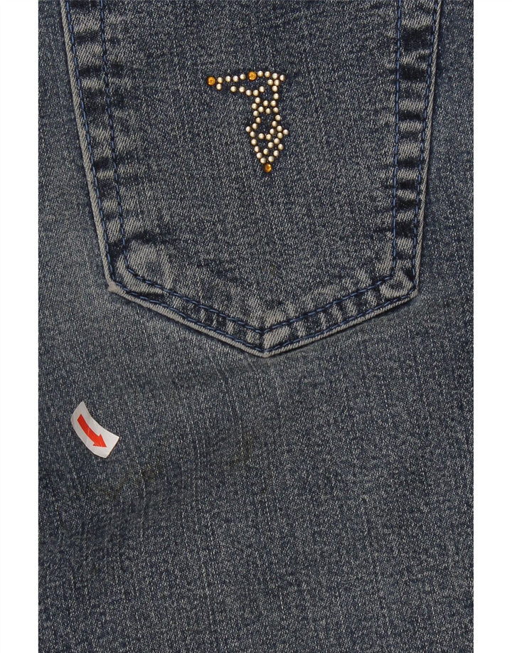 Vaqueros Trussardi Mujer Rectos W29 L30 Azul Algodón