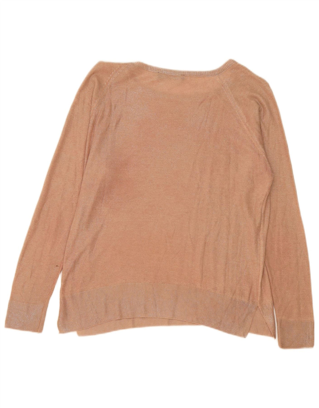 Zara - Jersey con cuello barco para mujer, talla 40, color beige medio