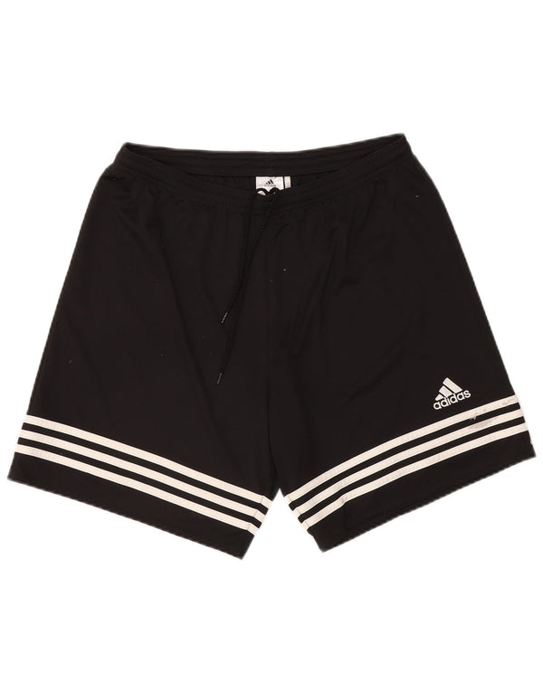 Adidas Mens Climalite Sport Shorts Grande Negro Poliéster