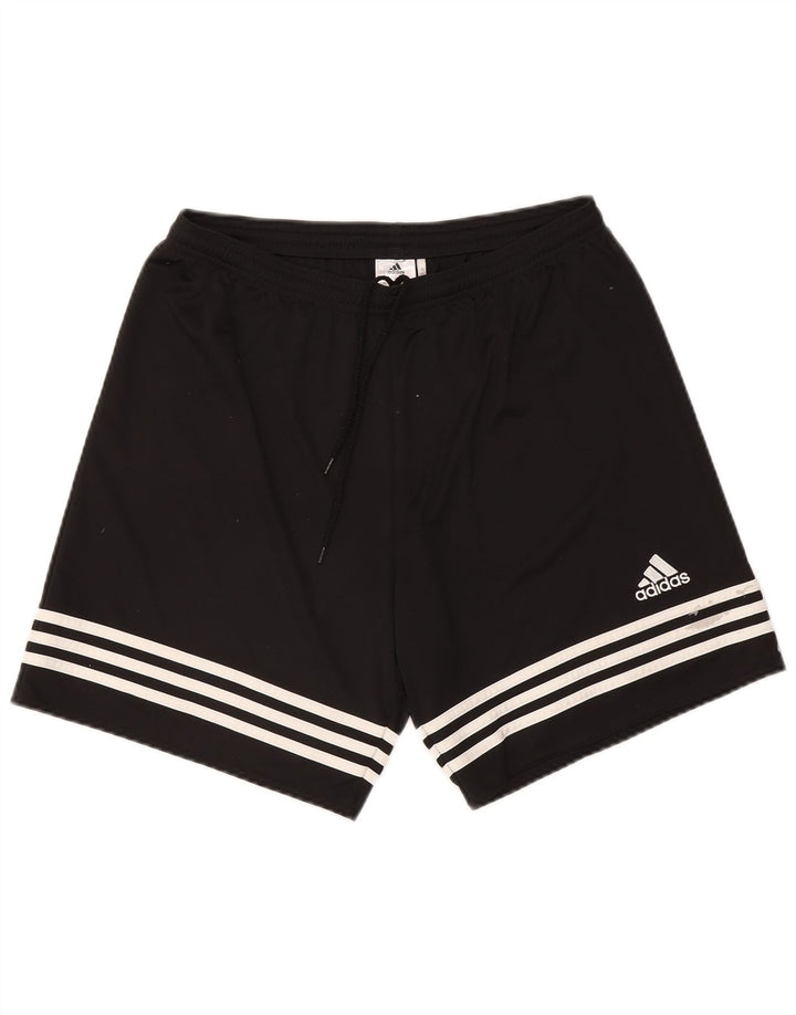 Adidas Mens Climalite Sport Shorts Grande Negro Poliéster