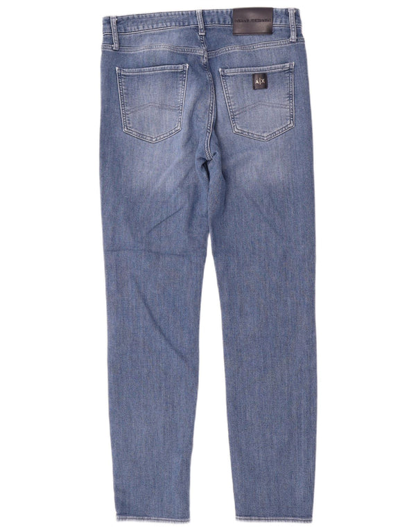 Armani Exchange Vaqueros Slim Mujer W32 L32 Algodón Azul
