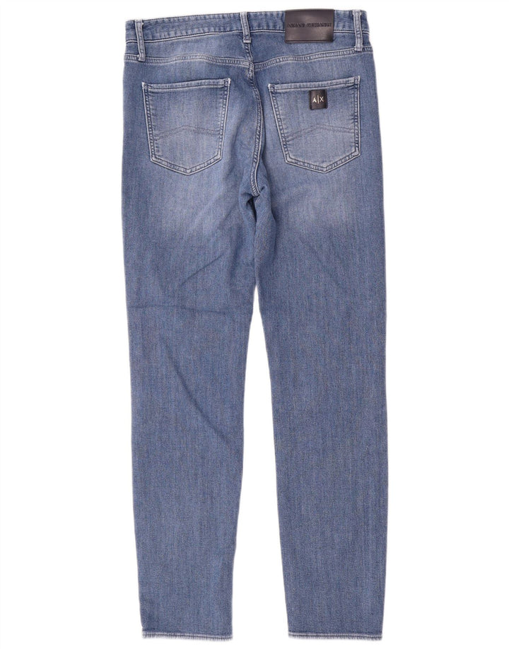 Armani Exchange Vaqueros Slim Mujer W32 L32 Algodón Azul