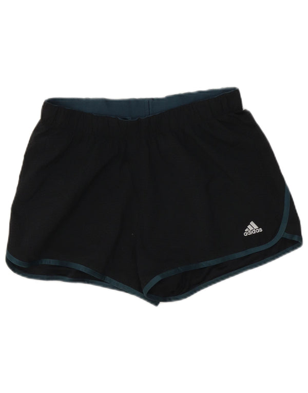 Adidas Pantalones cortos deportivos para mujer UK 10 Small Black Poliéster