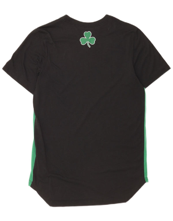 Nike Boston Celtics Graphic Camiseta para hombre, talla mediana, poliéster negro