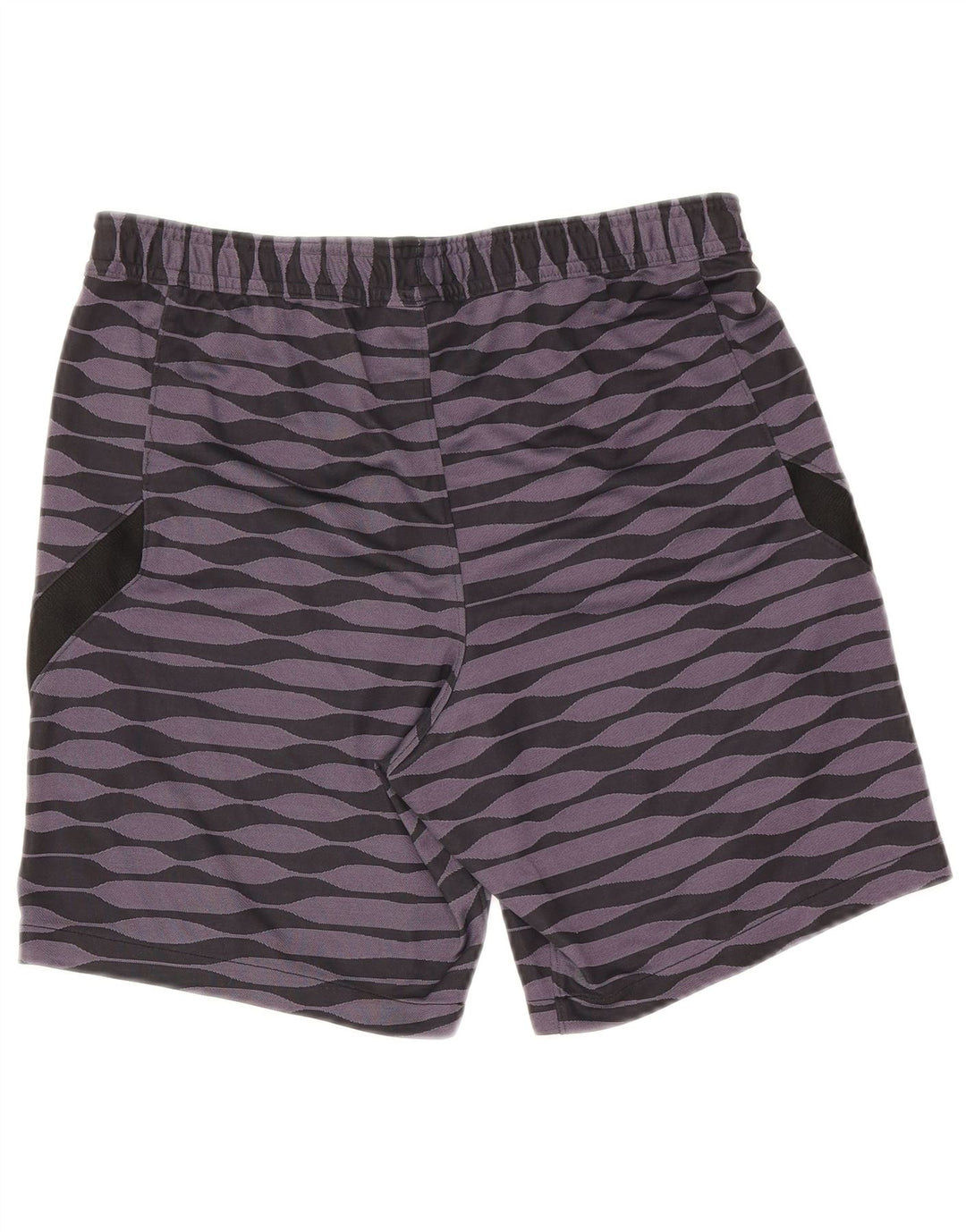 Nike - Pantalones cortos deportivos ajustados para hombre, color morado medio, poliéster geométrico
