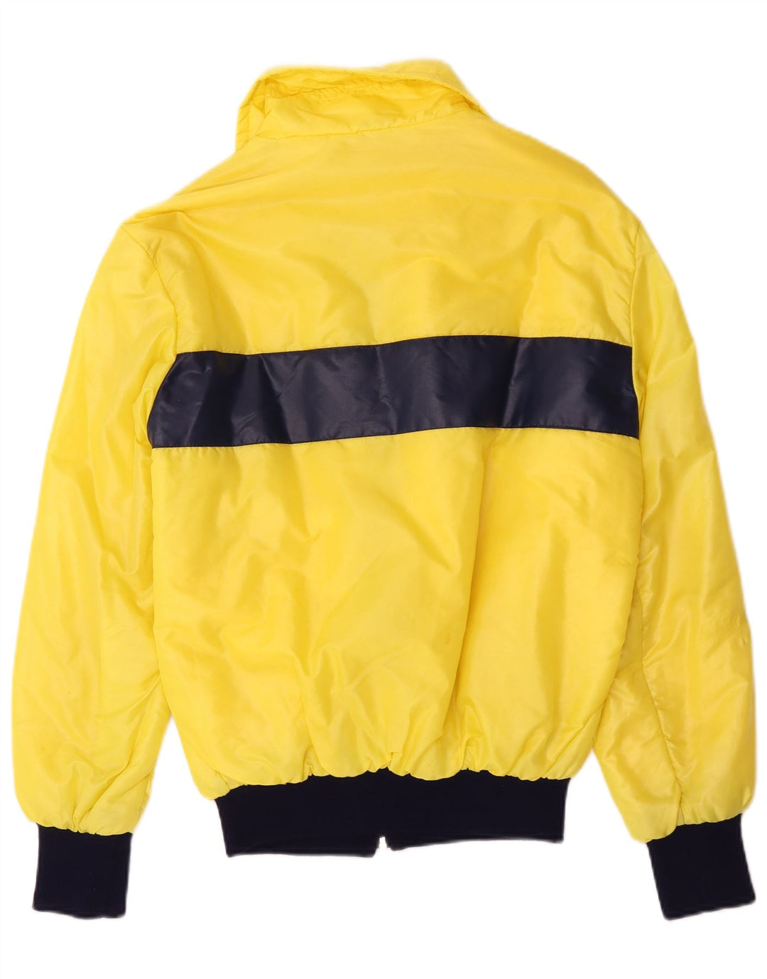 Chaqueta bomber vintage para hombre IT 48 Poliamida color block amarillo medio