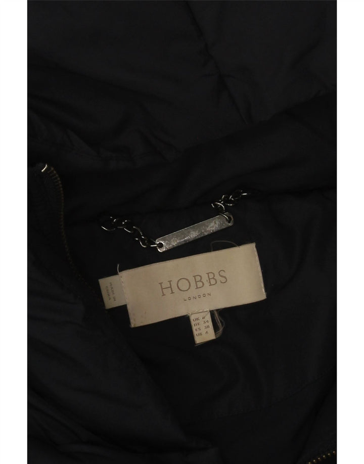 Hobbs Abrigo acolchado extragrande con capucha para mujer UK 8 Small Poliéster azul marino