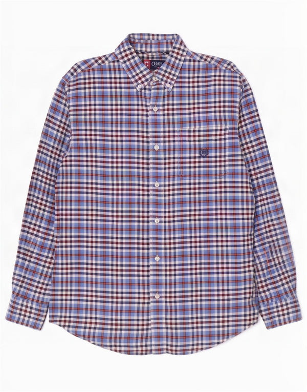 Chaps Camisa para hombre grande multicolor a cuadros