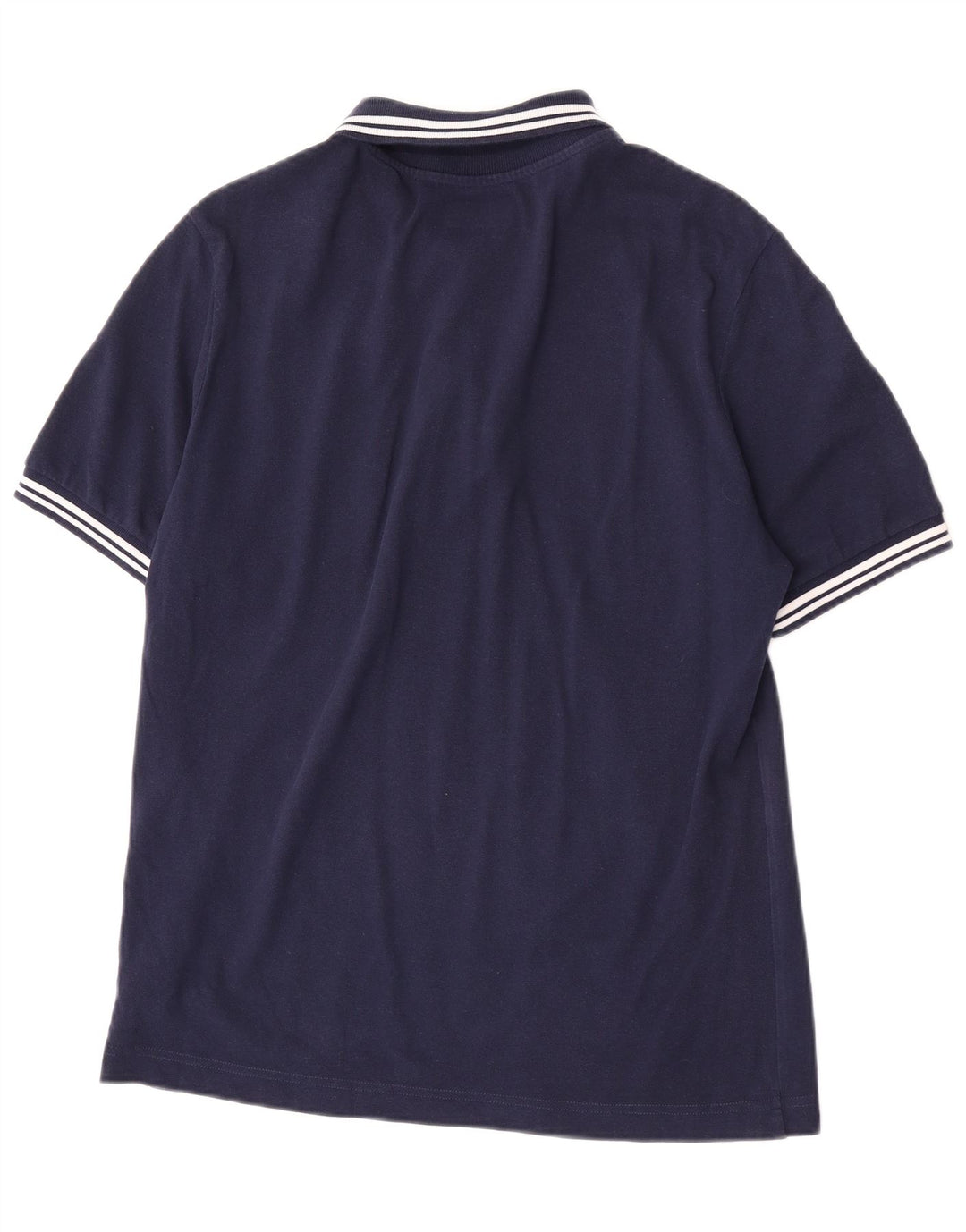 Polo Kappa Hombre De Algodón A Rayas Azul Marino Medio